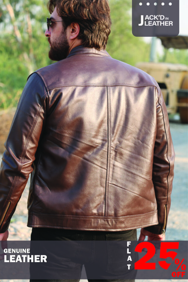 Chestnut Aviator: One Piece jacket