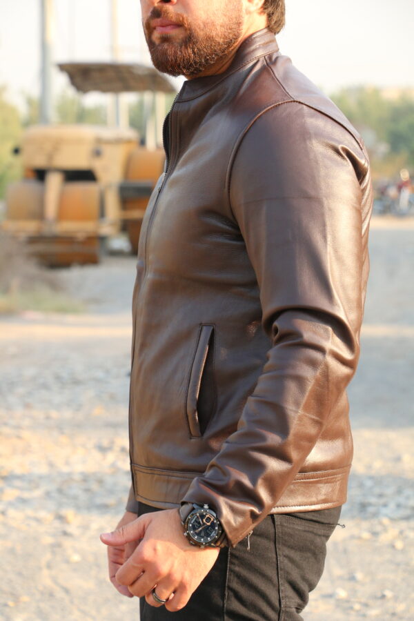 Chestnut Aviator: One Piece jacket