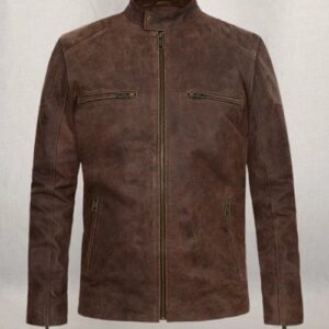 classic Brown Distressed Leather